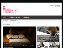 Tablet Screenshot of bibli.se