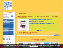 Tablet Screenshot of lievin.bibli.fr