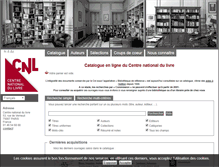 Tablet Screenshot of cnl.bibli.fr